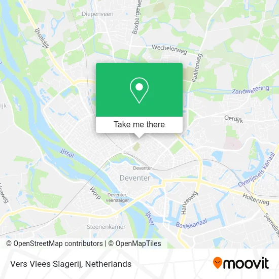 Vers Vlees Slagerij map