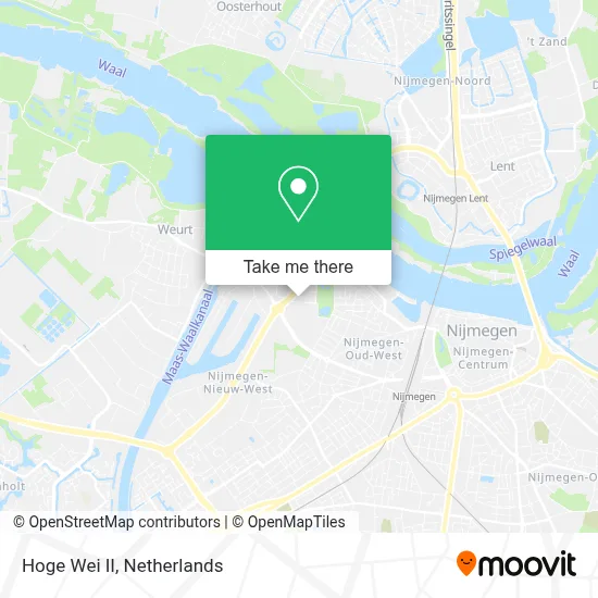 Hoge Wei II map