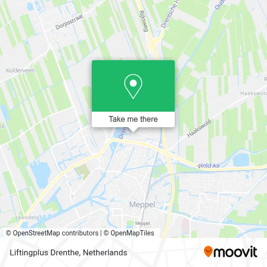 Liftingplus Drenthe map