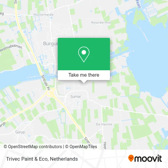 Trivec Paint & Eco map