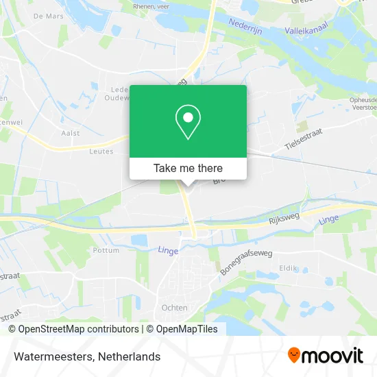 Watermeesters map