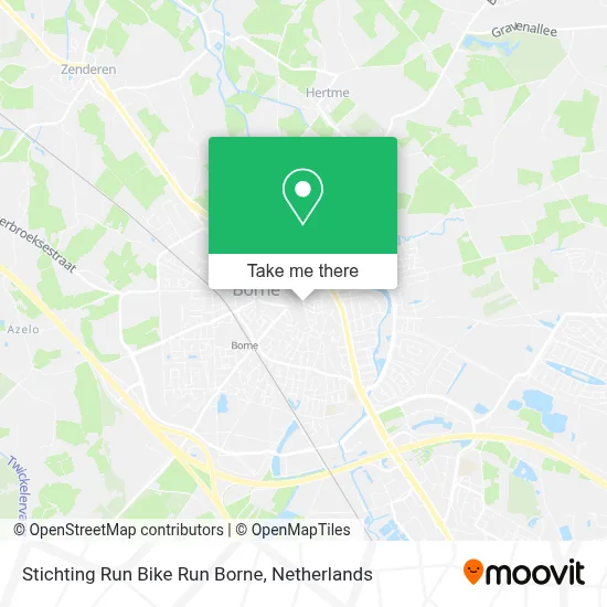 Stichting Run Bike Run Borne map