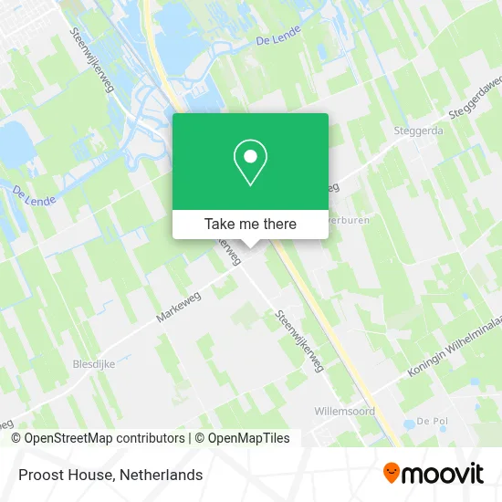 Proost House map