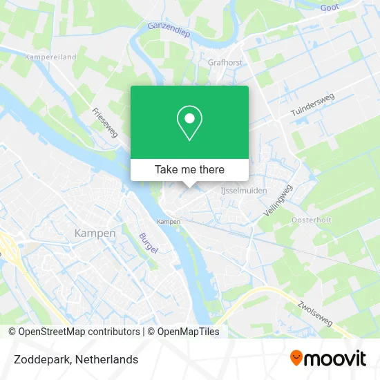 Zoddepark map