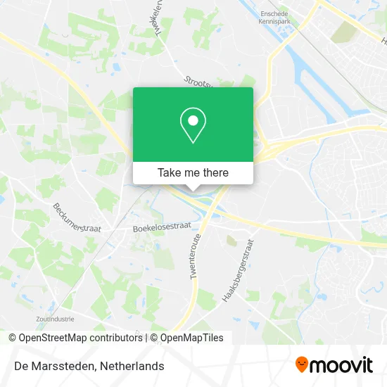 De Marssteden map