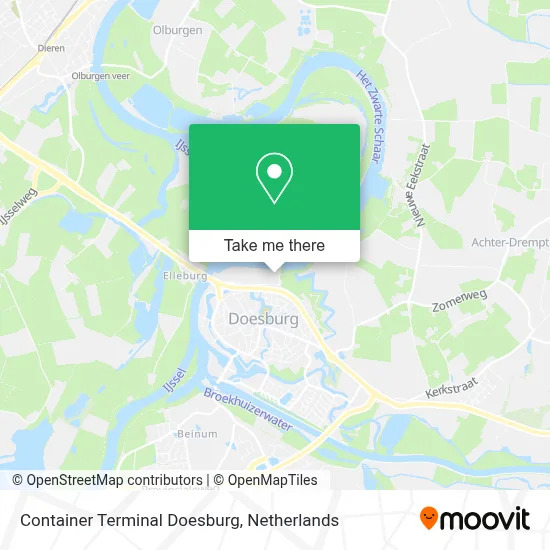 Container Terminal Doesburg Karte