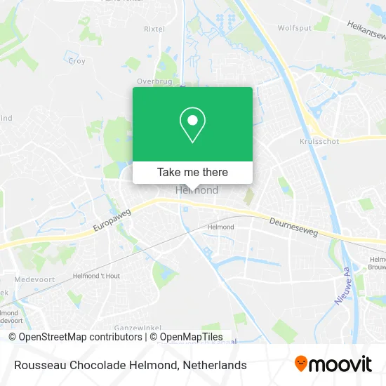 Rousseau Chocolade Helmond map
