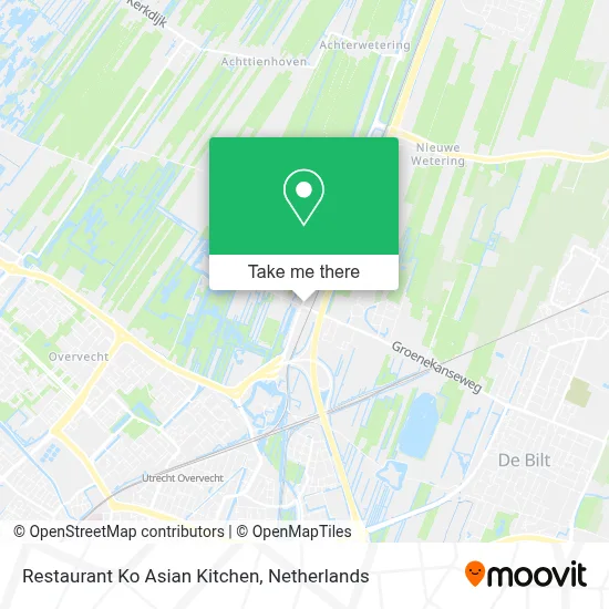 Restaurant Ko Asian Kitchen map