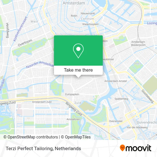 Terzi Perfect Tailoring map