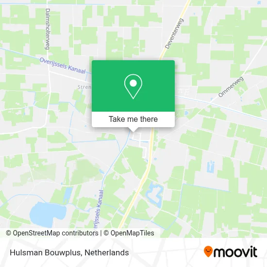 Hulsman Bouwplus map
