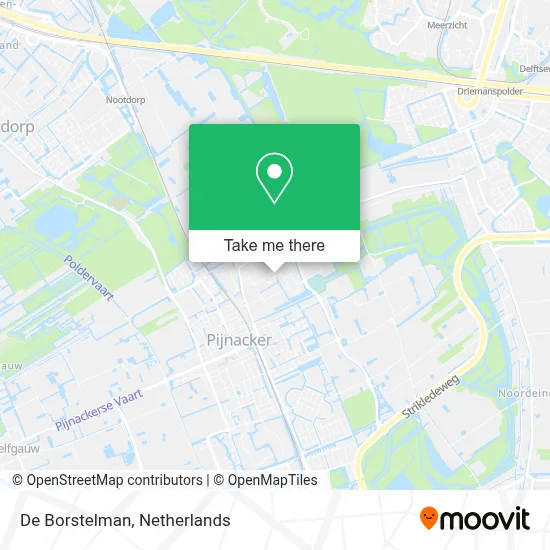 De Borstelman map