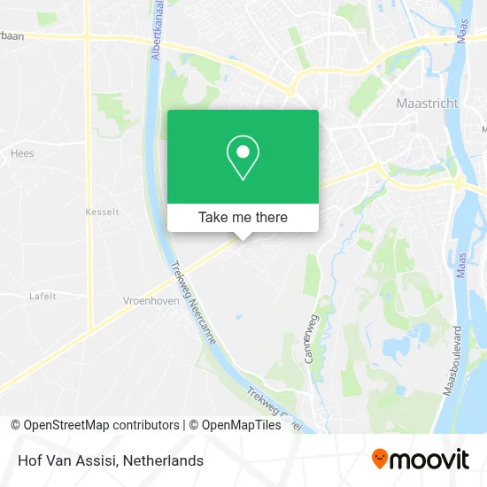 Hof Van Assisi map