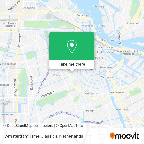 Amsterdam Time Classics map