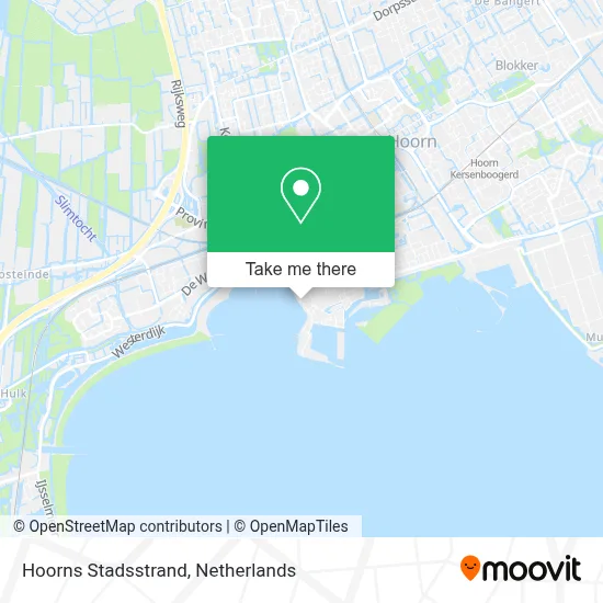 Hoorns Stadsstrand map