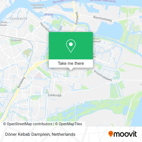 Döner Kebab Damplein map