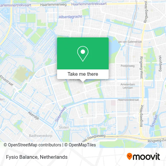 Fysio Balance map