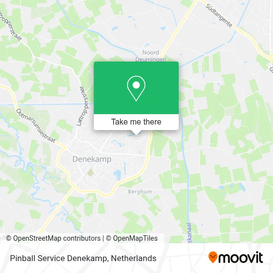 Pinball Service Denekamp map