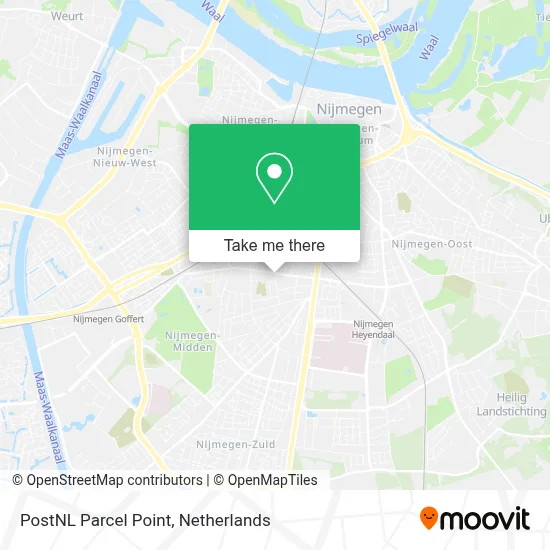 Postnl Pakketpunt map