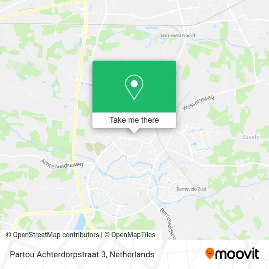 Partou Achterdorpstraat 3 map
