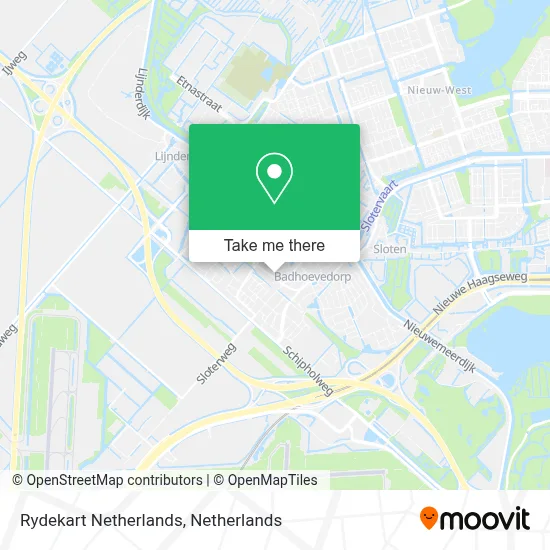 Rydekart Netherlands map
