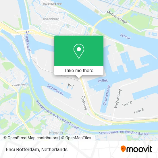 Enci Rotterdam map