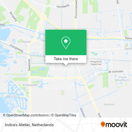 Indira's Atelier map