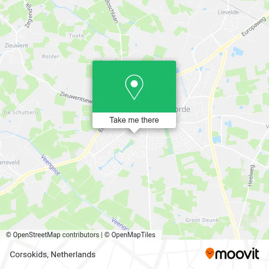 Corsokids map