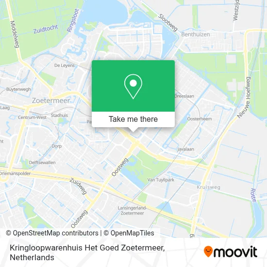 Kringloopwarenhuis Het Goed Zoetermeer map