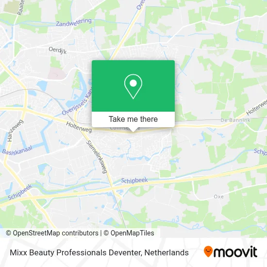 Mixx Beauty Professionals Deventer map