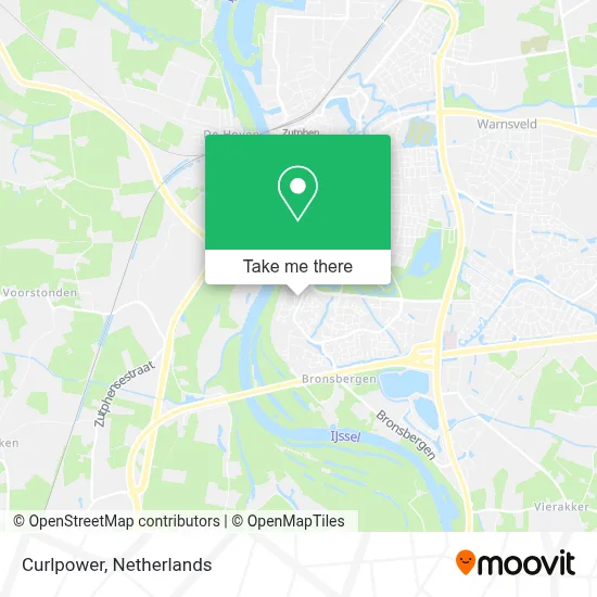 Curlpower map