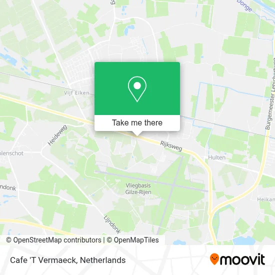 Cafe 'T Vermaeck map