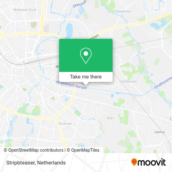 Stripbteaser map