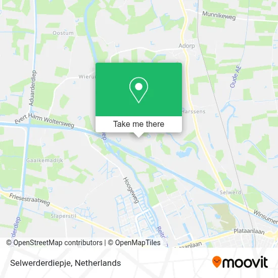 Selwerderdiepje map
