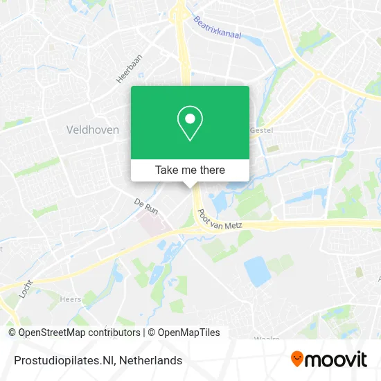 Prostudiopilates.Nl map