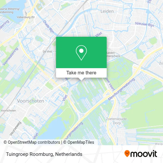 Tuingroep Roomburg map