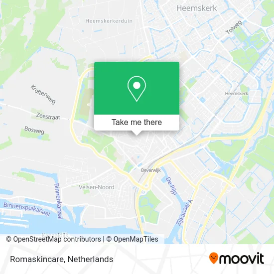 Romaskincare map