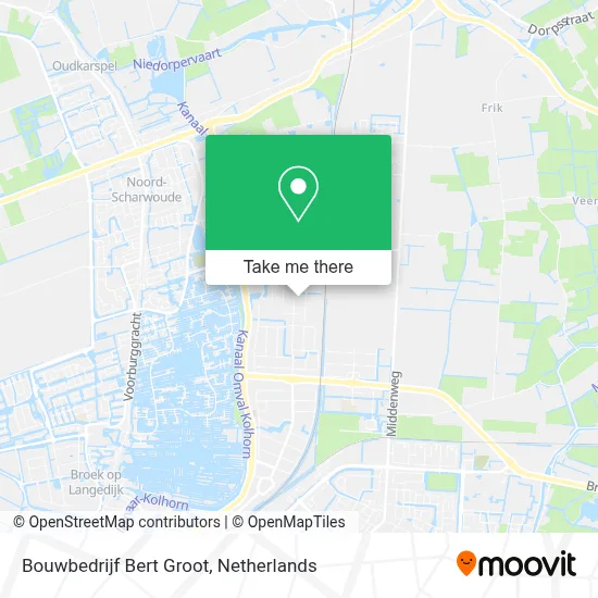 Bouwbedrijf Bert Groot map