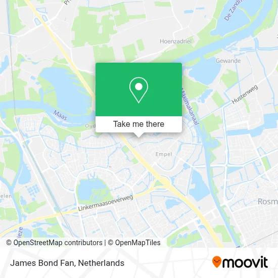 James Bond Fan map
