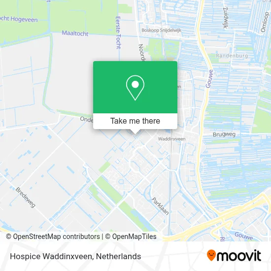 Hospice Waddinxveen map