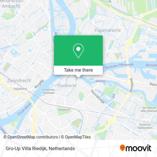 Gro-Up Villa Riedijk map