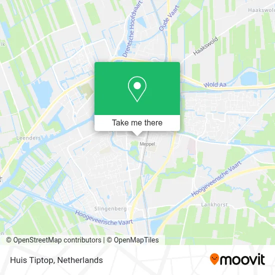 Huis Tiptop map