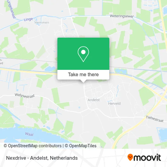 Nexdrive - Andelst map