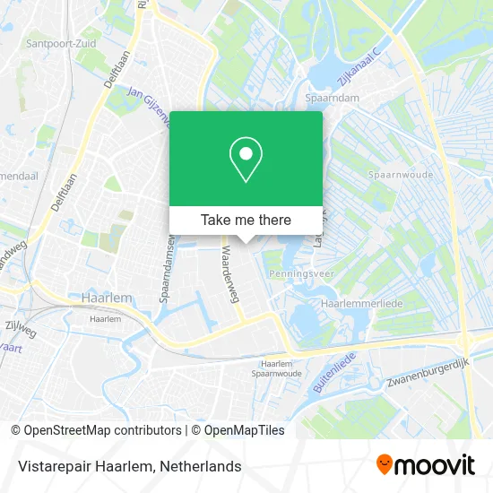 Vistarepair Haarlem map