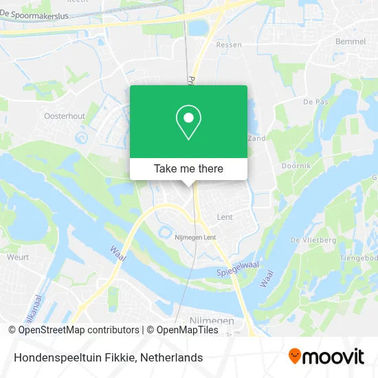 Hondenspeeltuin Fikkie map