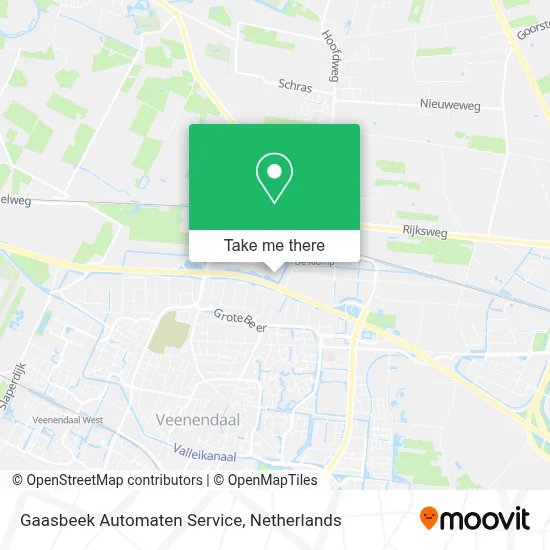 Gaasbeek Automaten Service map