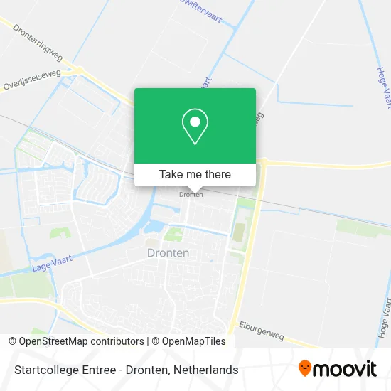 Startcollege Entree - Dronten map