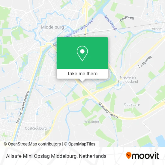 Allsafe Mini Opslag Middelburg map