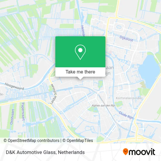 D&K Automotive Glass map