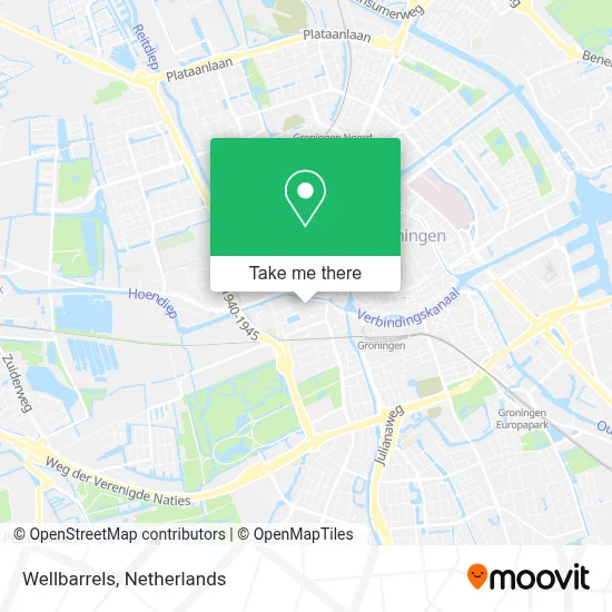 Wellbarrels map