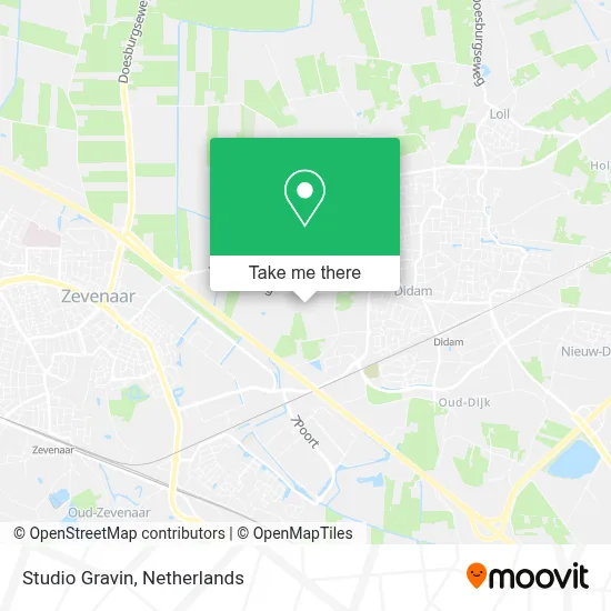Studio Gravin map